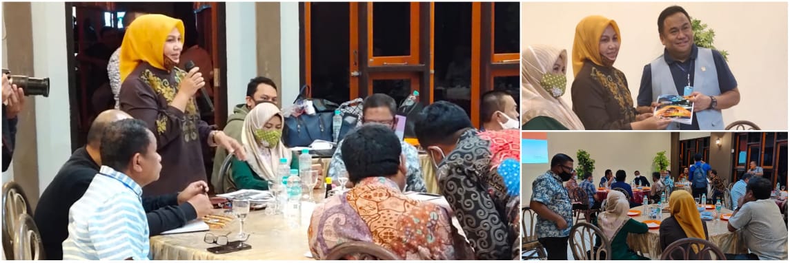 Plt. Kadis PUPR Kota Gorontalo sampaikan usulan bidang Infrastruktur pada Wakil Ketua DPR RI